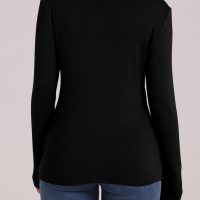 WIHOLL Long Sleeve Thermal Shirt for Women Light Fleece Tops Fall 2025 Crew Neck Casual Basic T-Shirts - Image 5