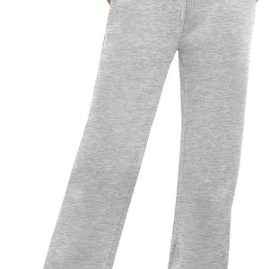 ATHMILE Womens Sweatpants 2025 Fall Baggy Wide Leg Sweatpant Fleece Lined Straight Leg Sweat Pants