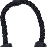 Tricep Press Down Cable Attachment, LAT Pulldown Attachment, Weight Machine Accessories, V Handle with Rotation, Tricep Rope, Rotating Bar, V-Shaped Bar, 4-Piece - Image 3