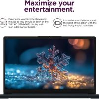 Lenovo IdeaPad 15.6" Laptop, 20GB RAM 1.6TB Storage (1TB SSD+128GB eMMC+512GB SD Card), Windows 11 Pro with 1-Year Microsoft Office 365 Included, Intel Celeron Processor, PLUSERA Earphones - Image 2