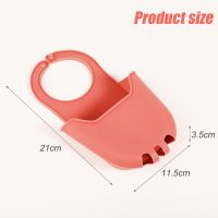 Bogg Bag Insert Pouch - Silicone Storage Organizer for Travel Accessories, Lipstick, Sunglasses, Daily Necessities (Pink) - Image 2