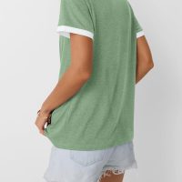 AUTOMET Womens Short Sleeve T-Shirts Summer Tops Casual Soft Tunic V Neck Basic Workout Clothes Spring Fashion Outfits 2025 - Image 4