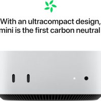 Apple 2024 Mac mini Desktop Computer with M4 chip with 10‑core CPU and 10‑core GPU: Built for Apple Intelligence, 16GB Unified Memory, 256GB SSD Storage, Gigabit Ethernet. Works with iPhone/iPad - Image 6