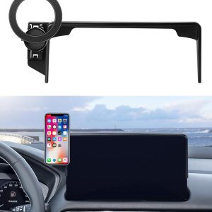 MaserWeller Car Phone Holder for Honda HR-V 2023-2025 Accessories/CR-V 2023 2024 2025 Accessories 7/9-inch Screen Fixed Clip, Phone Mount Compatible with MagSafe, 360° Rotation Cell Phone Holder