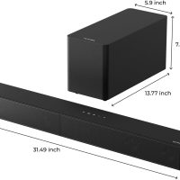 ULTIMEA 5.1CH Surround Sound Bar with Subwoofer, Dolby Atmos, VoiceMX, BassMX, APP, 300W Soundbar for Smart TV, Home Theater Surround Sound System for TV, BT 5.4, Poseidon M60 (2025 Model) - Image 9