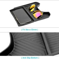 CDEFG 2023 2024 2025 2026 HR-V Center Console Organizer Tray for 2023-2026 Honda HR-V Lower Console Tray Storage Box Floor Tray Sunglasses Holder 2025 2026 HR-V Interior Accessories (Lower Console) - Image 3