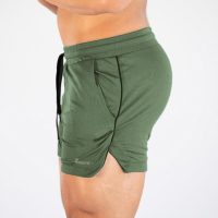Surenow Mens Running Gym Shorts 3 Inch Breathable Lightweight Athletic Sport Shorts Training Workout Shorts with Pockets - Image 2