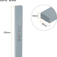 Sharpening Stones 240 Grit Rectangle Green Silicon Carbide Knife Whetstone - Image 2
