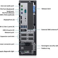 Dell OptiPlex 7070 SFF Desktop Computer PC, Intel 8 Core i7-9700 3.0GHz up to 4.70GHz,32GB DDR4 Ram New 1TB NVMe M.2 SSD,AX210 Built-in WiFi 6E,Windows 11 Pro, Wireless Keyboard & Mouse (Renewed) - Image 3