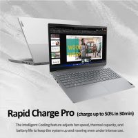 Lenovo ThinkBook 15 Gen 4 Business Laptop (15.6" FHD Anti-Glare, Intel 10-Core i7-1255U, 16GB RAM, 512GB SSD), 1080p Webcam, Fingerprint, Thunderbolt 4, Ethernet, Wi-Fi 6, Win 11 Pro w/Copilot, Grey - Image 4