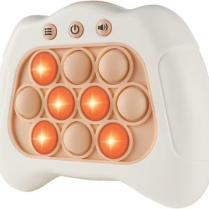 Pop The Target! Handheld Speed Push Game Machine: A Fun Multiplayer Game for Family. Sensory Fidget Toy Christmas Toys Gifts for 6 7 8 9 10 11 12 Years Old Kids Road Trip Car Games Kids White