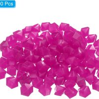 100pcs Glow Rocks 10-15mm Glow Pebbles Decoration in The Dark Luminous Stones Decor DIY Decorative Purple for Garden, Potted Plant, Fish Tank - Image 3