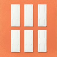 6pcs Multifunctional Wall Mount Power Strip Holder for WiFi Router, 3.94*1.38Inches Adhesive Socket Holder Flexible Installation & Rational Layout, Plug-in Removable Bedroom Decor, White - Image 6