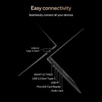 ASUS Vivobook S16 Laptop, Copilot+ PC, AMD Ryzen AI 7 350 with XDNA NPU, 16GB Memory, 1TB SSD, Neutral Black, M5606KA-DS76 - Image 7