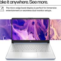 HP 14 Ultra-Light Laptop for Student & Home (14" LED Display, 1-Year Office 365, Intel 4-Core N150 (>N4120), 4GB RAM, 256GB Storage), 11-Hr Long Battery Life, Fast Charge, Webcam, Win 11 S, 2025 - Image 5