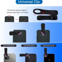 Phone Camera Lens, 198 Fisheye Lens + 120 Super Wide-Angle Lens + 20x Macro Lenses Camera Photography Accessories kit Gadgets for iPhone Samsung Android Smartphone - Image 7