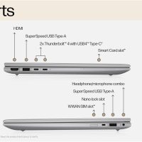 HP ZBook Firefly G10 Mobile Workstation (14" FHD+, Intel 14-Core i7-1370P, 64GB DDR5 RAM, 2TB SSD) Laptop for Engineer, Designer, Backlit, Fingerprint, 2x Thunderbolt 4, 5MP IR Webcam, Win 11 Pro - Image 6