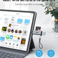 uni SD Card Reader, High-Speed USB C to Micro SD Card Adapter USB 3.0 Dual Slots, Memory Card Reader for SD/Micro SD/SDHC/SDXC/MMC, Compatible with MacBook Pro/Air, Chromebook, Android Galaxy - Image 5