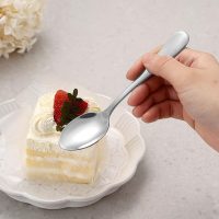 Stainless Steel Mini Espresso & Tea Spoons - 5.7in, Perfect for Parties & Weddings - Image 4