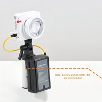 Godox AK-B02 V-Mount Battery Handgrip with D-Tap to 2.5mm DC Cable, Compatible with ML100R ML100BI ML60IIBi LED Video Light - Image 3