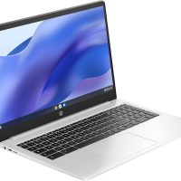 HP 15.6 HD Premium Chromebook, Intel Celeron N Processor 3.7GHz Turbo Speed, 8GB Ram, 64GB SSD, Ultra-Fast WiFi Up to 1700 Mbps, Chrome OS, Arctic Sliver - Image 3