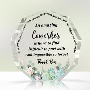 Acrylic Decor Sign Plaque Gifts For men women, Table decorations for Mom Dad Grandma Friends (Nonagon0322)
