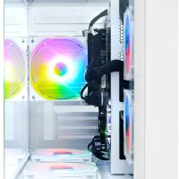LXZ Desktop PC Computer Ryzen 5-5600GT, 16G DDR4 RAM, 512G NVME SSD, Tower Computer with Wi-Fi & 400W Power Supply for Working, Home and Office (White) - Image 6
