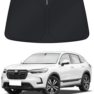 Car Sun Shade for 2016-2022 Honda HR-V Accessories Windshield Sunshade Cover Front Window Shade Custom Fit HR-V Sun Visor Protector Foldable Blocks UV Rays