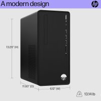 HP Pavilion Tower Desktop Computer, Intel 8-Core i7-10700F up to 4.8GHz, 32GB DDR4 RAM, 1TB PCIe SSD, GeForce GT 610 2GB, WiFi 6, Bluetooth, RJ-45, Type-C, KB & Mouse, Black, Windows 11 Pro, Tichang - Image 6