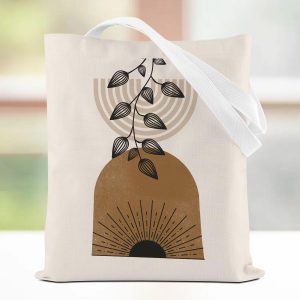 Tote Bag, Reusable Grocery Canvas Shoulder Bag, Large Capacity Portable Travel Beach Bags 4