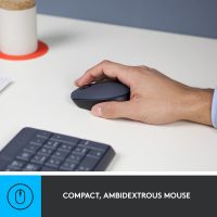 Logitech MK235 Wireless Keyboard and Mouse Combo for Windows, USB Receiver, Long Battery Life, Laptop and PC Keyboard and Mouse Wireless - Image 2