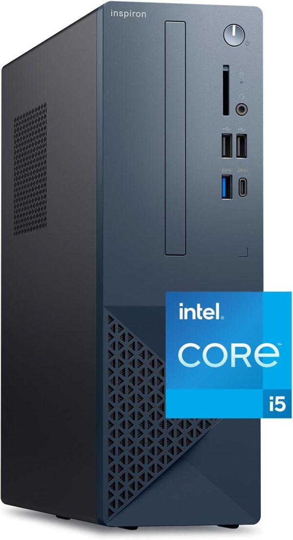 Dell Inspiron 3030s Small Desktop - Intel Core i5-14400 Processor, 16GB DDR5 RAM, 512GB SSD, Intel UHD 730 Graphics, Windows 11 Home, Onsite Migrate Support - Mist Blue