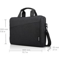 Lenovo Laptop Carrying Case T210, 15.6-Inch Laptop and Tablet, Sleek Design, Durable and Water-Repellent Fabric, Business or School, GX41L83769 Casual Toploader - Eco Black - Image 7