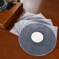 25 PCS 7 inch Vinyl Record Inner Sleeves, Anti Static Plastic Round Bottom Protective Sleeves for Vinyl Record - Image 4