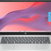 HP 14a Chromebook in Sparkly White 14in HD Intel Quad Core up to 3.7Ghz 4GB DDR5 128GB Storage WiFi Webcam 4K Grahics Chrome OS (14a-nf – Renewed) - Image 8