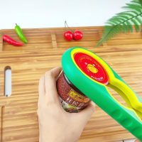 4-in-1 Multi-Functional Bottle Opener: Non-Slip Rubber Grip, Ideal for Home, Restaurant, and Seniors with Weak Hands（Green） - Image 3