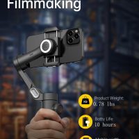 Phone Gimbal Stabilizer 3-Axis Smartphone Foldable Handheld Gimbal for iPhone with Focus Wheel TikTok YouTube Vlog Stabilizer for iPhone16 15 14 13 12 Pro Max Android-Smart XE - Image 7