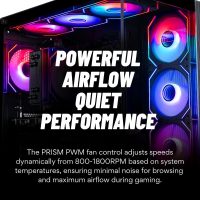 Panorama XL Gaming PC (GeForce RTX 5080, 16-Core Ryzen 9 9950X3D CPU, 96GB DDR5 RAM, 4TB Gen4 NVMe SSD, Water-Cooled, WiFi 6, Windows 11 Pro) Best 2025 Prebuilt RGB Tower Desktop Computer for Gamers - Image 2