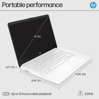 HP 16GB RAM Laptop with Free Microsoft 365 | 1.2TB Storage (256GB Hard Drive and 1TB Cloud) | Intel 4-Core | Windows 11 | Lightweight Design | Slim & Powerful | No Earbuds - Image 7