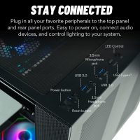 Panorama XL Gaming PC (GeForce RTX 5080, 16-Core Ryzen 9 9950X3D CPU, 96GB DDR5 RAM, 4TB Gen4 NVMe SSD, Water-Cooled, WiFi 6, Windows 11 Pro) Best 2025 Prebuilt RGB Tower Desktop Computer for Gamers - Image 6