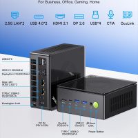 GMKtec Gaming Mini PC K8 Plus AMD Ryzen 7 8845HS(8C/16T, up to 5.1GHz) 64GB DDR5 RAM 1TB SSD, Desktop Computer Dual NIC 2.5G, HDMI 2.1, USB4 - Image 4