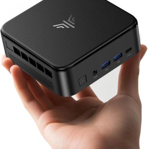 KAMRUI Mini PC, E3B 32GB RAM 512GB SSD Mini Gaming Computers AMD Ryzen 5 7430U Micro Desktop Computer (Max 4.3GHz,6C/12T, Beat 5650U), Small PC Support WiFi 6, BT5.2, Triple Display for Office Home