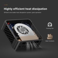 P4 Mini PC Desktop Computers, AMD Ryzen 7 5825U (up to 4.5GHz), 32GB DDR4, 1TB PCIe SSD, Dual LAN 2.5G & Wi-Fi 6E & BT5.2, 4K Triple Display, Compact Silent PC for Gaming, Office, Design - Image 4