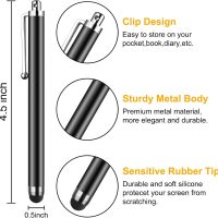 Stylus Pen [10 Pack] Universal Capacitive Touch Screen Pens for Tablets, iPad Mini, iPad Pro, iPad Air, Smartphones, Samsung Galaxy - Multiple Colors - Image 2