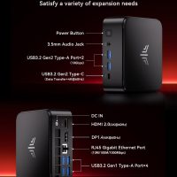 KAMRUI Mini PC, E3B 32GB RAM 512GB SSD Mini Gaming Computers AMD Ryzen 5 7430U Micro Desktop Computer (Max 4.3GHz,6C/12T, Beat 5650U), Small PC Support WiFi 6, BT5.2, Triple Display for Office Home - Image 4
