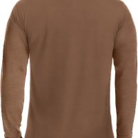 Lexiart Mens Fashion Henley Shirts Long Sleeve Button Cotton T-Shirt with Pocket - Image 2