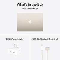 Apple 2025 MacBook Air 15-inch Laptop with M4 chip: Built for Apple Intelligence, 15.3-inch Liquid Retina Display, 16GB Unified Memory, 256GB SSD Storage, 12MP Center Stage Camera, Touch ID; Starlight - Image 7
