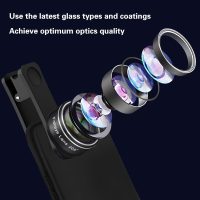 Phone Camera Lens, 198 Fisheye Lens + 120 Super Wide-Angle Lens + 20x Macro Lenses Camera Photography Accessories kit Gadgets for iPhone Samsung Android Smartphone - Image 2