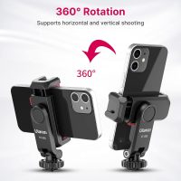 Phone Tripod Mount Holder for iPhone - ULANZI ST-06S Camera Hot 2 Cold Shoe Phone Mount Compatible for iPhone Android Sony Canon DJI Ronin S/SC Zhiyun Gimbals - Image 5