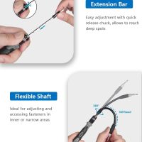 SHOWPIN 122 in 1 Precision Computer Screwdriver Kit, Laptop Screwdriver Sets with 101 Magnetic Drill Bits, Computer Accessories, Electronics Tool Kit Compatible for Tablet, PC, iPhone, PS4 Repair - Image 3